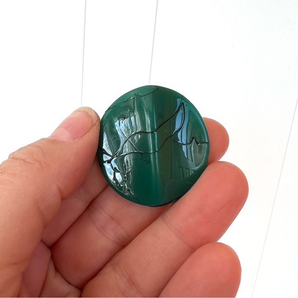 Vintage Green Set of 3 Earrings 1980 - Picture 8 of 8